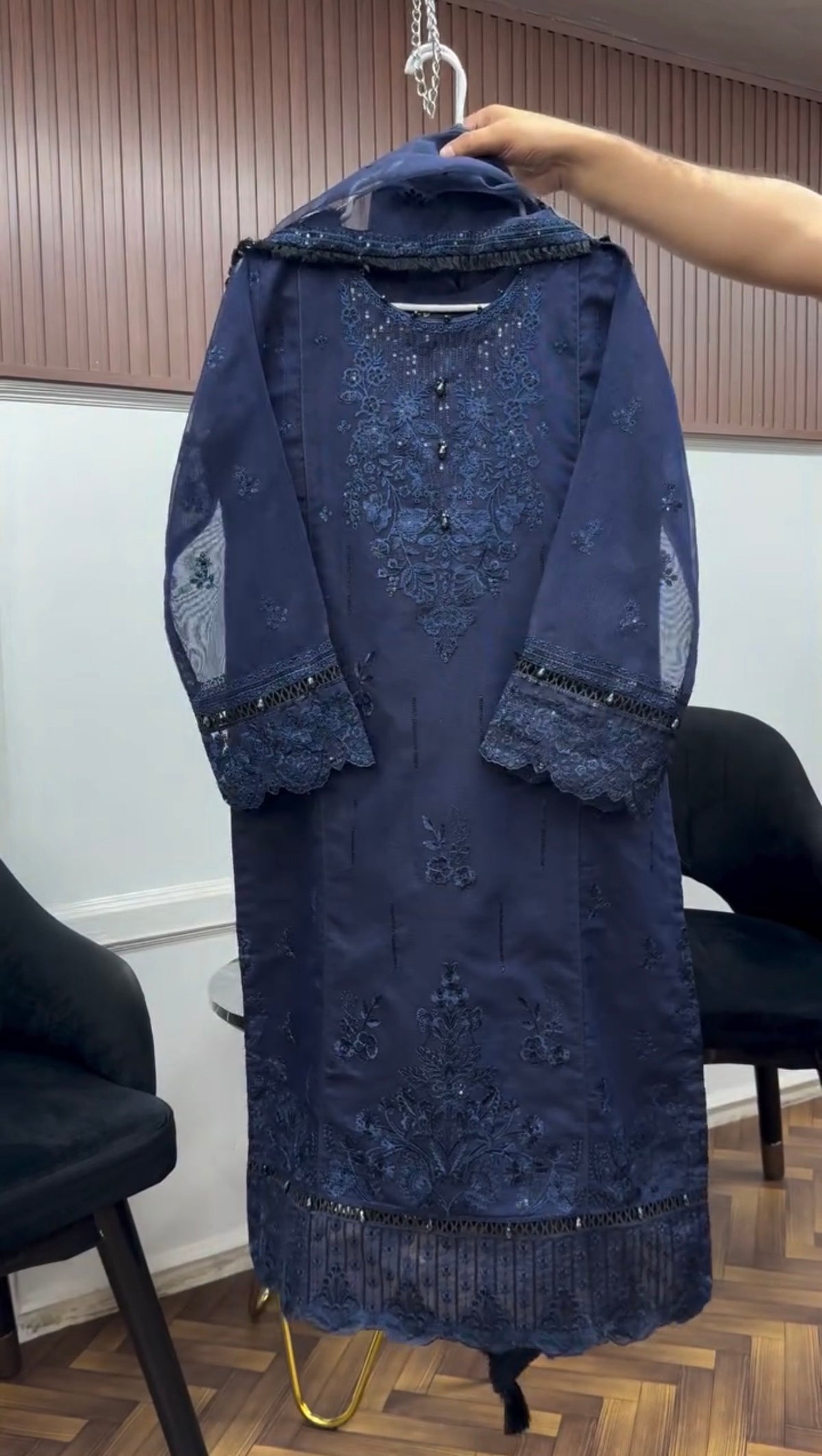 Women’s Premium Embroidered 3 Piece Suit Set with Dupatta | Elegant Ethnic Wear