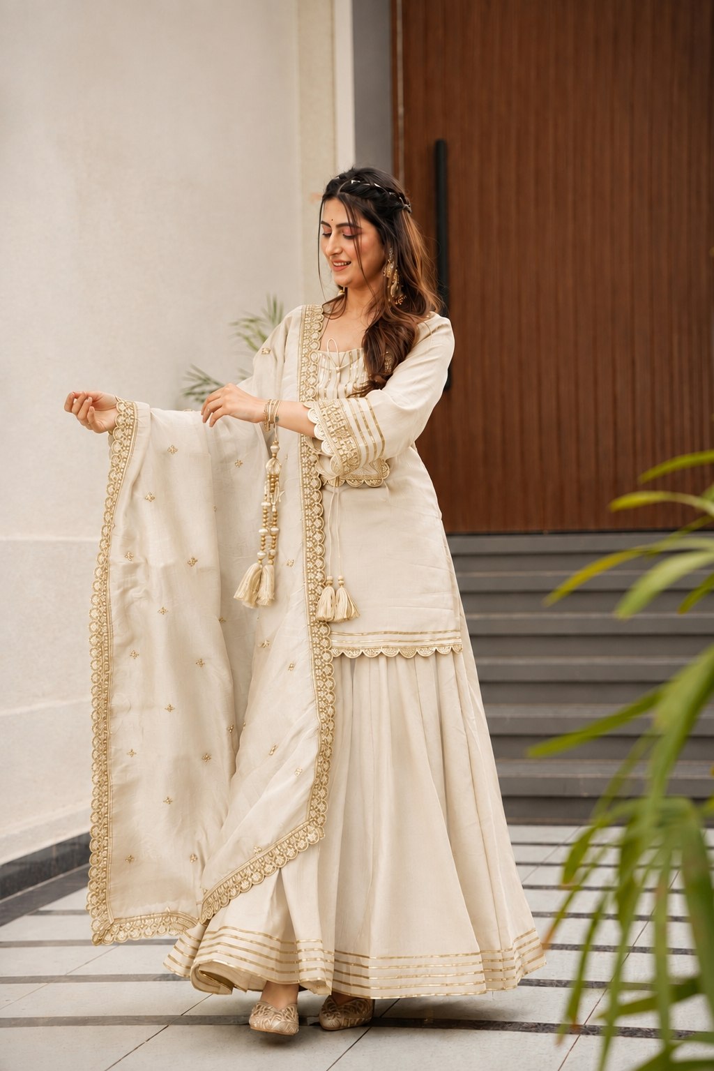 Premium Embroidered Anarkali Suit Set with Dupatta | Festive Ethnic Wear